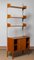 Teak Shelf System / Bookcase in Teak with Steel Bars by Harald Lundqvist, 1950s 7