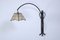 Large Arc Wall Lamp in Wrought Iron & Mosaic Glass, 1930s 19
