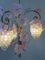 Lámpara de araña de Murano con uvas y hojas de vidrio de Cesare E Toso, años 80, Imagen 5