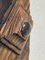 Espejo brutalista Mid-Century de madera hecho a mano, Bélgica, años 60, Imagen 7