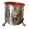 Vintage English Wine Cooler in Silver 9