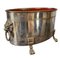Vintage English Wine Cooler in Silver 1