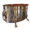 Vintage English Wine Cooler in Silver, Image 1