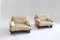 Vintage Italian Armchairs in Wood and Leather, 1970s, Set of 2, Image 7