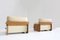 Italienische Vintage Sessel aus Holz & Leder, 1970er, 2er Set 10