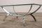 Space Age Chrome Coffee Table with Thick Glass Top, 1970s 5