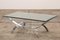 Space Age Chrome Coffee Table with Thick Glass Top, 1970s, Image 1