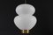 Peanut Pendant in Mouth-Blown White Opaline Glass by Bent Karlby for Lyfa, 1950s, Image 2