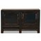 Credenza a due ante laccata blu, anni '20, Immagine 1