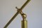 Vintage Italian Floor Lamp in Brass with Carrara Marble, 1950 2