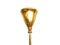 Goldene Hängelampe aus Metall & Ätzglas von Oscar Torlasco für Lumi, 1960er 14