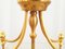 Goldene Hängelampe aus Metall & Ätzglas von Oscar Torlasco für Lumi, 1960er 6