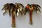 Palm Tree Wall Lights in Brass and Bamboo from Maison Jansen, 1960, Set of 2 9