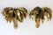 Palm Tree Wall Lights in Brass and Bamboo from Maison Jansen, 1960, Set of 2 5