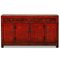Red Lacquer Dongbei Sideboard, 1920s 2