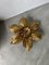 Lampada da soffitto Golden Flower, Francia, anni '50, Immagine 2