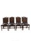 Vintage Bamboo-Effect Dining Chairs in Leather by Theodore Alexander, Set of 8 1