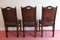 Vintage Bamboo-Effect Dining Chairs in Leather by Theodore Alexander, Set of 8 5