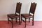 Vintage Bamboo-Effect Dining Chairs in Leather by Theodore Alexander, Set of 8, Image 3