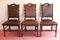 Vintage Bamboo-Effect Dining Chairs in Leather by Theodore Alexander, Set of 8 7