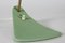 Italienische UFO Tischlampe Dusty Green Lacquer Floating Foot im Stilnovo Stil, 1950er 9