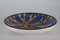 Large Søholm Ceramic Low Bowl with Graphic Pattern in Bright Colors, 1960s 2