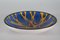 Large Søholm Ceramic Low Bowl with Graphic Pattern in Bright Colors, 1960s 1