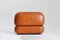 Fauteuils en Cuir Cognac par Sapporo pour Mobil Girgi, Italie, 1970s, Set de 2 6