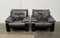 Postmodern German Brutalist Lounge Armchairs and Sofa by Rolf Benz for Musterring, 1990s, Set of 3 18