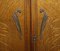 Vintage Art Deco Oak Two Door Wardrobe, 1970s 11
