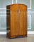 Vintage Art Deco Oak Two Door Wardrobe, 1970s 3