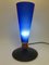 Postmodern Table Lamp in Blue Glass, 1980, Image 3
