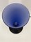 Postmodern Table Lamp in Blue Glass, 1980, Image 7