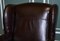 Vintage Chocolate Brown Leather Wingback Chairs, 1970s, Set of 2 21