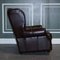 Vintage Chocolate Brown Leather Wingback Chairs, 1970s, Set of 2 16