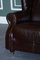 Vintage Chocolate Brown Leather Wingback Chairs, 1970s, Set of 2 12