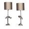 20th Century Spanish Silver Plated Crane Design Lamps. Valenti, 1960s, Set of 2, Image 1
