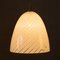 20th Century Italian Murano Glass Swirl Bowl Pendant Light by Avmazzega, 1970s 3