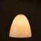 20th Century Italian Murano Glass Swirl Bowl Pendant Light by Avmazzega, 1970s 4