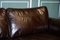 Vintage Chocolate Brown Leather 2 to 3 Seater Sofa, 1970s 12