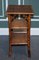 English Burnt Bamboo Three Tier Side End Lamp Table, 1920s, Image 11