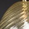 20th Century Italian Murano Glass Bowl Shaped Pendant Light by Avmazzega, 1970s 6
