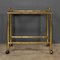 20th Century French Bamboo Effect Brass & Glass Drinks Trolley, 1970s, Set of 2 3