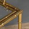 20th Century French Bamboo Effect Brass & Glass Drinks Trolley, 1970s, Set of 2 7