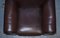 Butacas grandes de cuero marrón, años 80. Juego de 2, Imagen 11