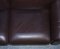 Brown Leather Three to Four Seater Sofa, 1980s 10