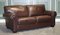 Brown Leather Three to Four Seater Sofa, 1980s 1
