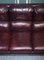 Vintage Thomas Lloyd Marlow Burgundy Leather 3 Seater Sofa, 1980s 10