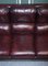 Vintage Thomas Lloyd Marlow Burgundy Leather 3 Seater Sofa, 1980s, Image 10