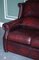 Vintage Thomas Lloyd Marlow Burgundy Leather 3 Seater Sofa, 1980s 8